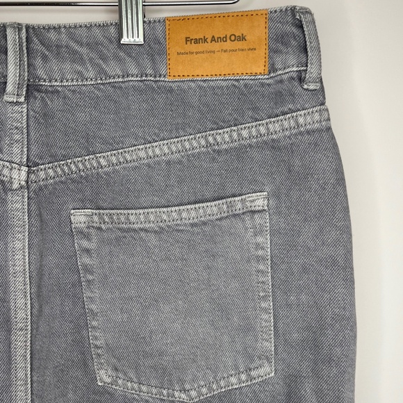 Cotton & Hemp Denim Skirt - Picture 3 of 5